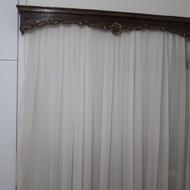 پرده حریر پلیسه ترک