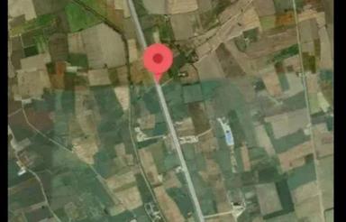 زمین کشاورزی حاشیه اتوبان کردکوی به بندر ترکمن قبل حاجی اباد