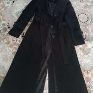 پالتو مشکی بلند سایز 36