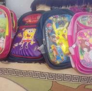 چهار عدد کیف مدرسه کار کرده ولی سالم