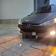 206 تیپ 5 کامل بدون رنگ..از نظر فنی.بسیار بسیار سالم 1394