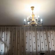 چوب پرده طلایی