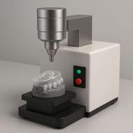 کار با دستگاه و سوهان برقی برای ساخت قالب در دندانسازی