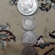 تعدادی سکه ارزشمند قدیمی پهلوی و جمهوری اسلامی نقره باارزش