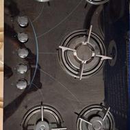 فروش گاز صفحه ای 5 شعبه شیشه ای آذرلوکس