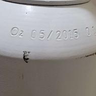 کپسول اکسیژن 10لیتری درحد