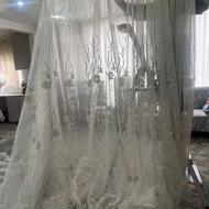 پرده حریرپانچ عرض 3ونیم و ارتفاع 2و60