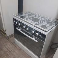 اجاق‌گاز 5شعله طرح فر