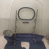 طلق موتور همراه با سایه بان و آینه