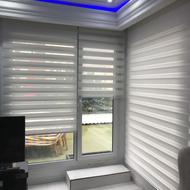 پرده زبرا شید رول برقی و ساده