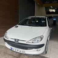 پژو 206(تیپ2) مدل 1400 سفید