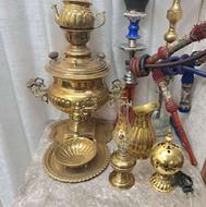 سرویس کامل سماور زغالی 6لیتری برنج