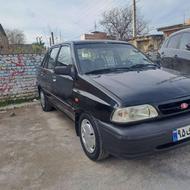 پراید یشمی مایل به مشکی انژکتور دور رنگ به خاطر زیبایی