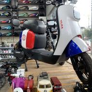 موتورسیکلت برقی وسپا مارک VLRA مدل KX1 رنگ قرمز آبی