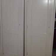 کمد سفید چوبی