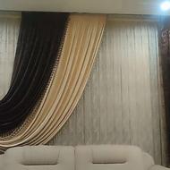 فروش پرده به صورت کامل به همراه چوب پرده