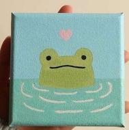 تابلو نقاشی طرح فانتزی قورباغه