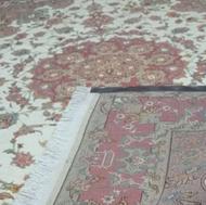 یک جفت فرش 6 متری کریم قلم