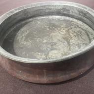 دیگ پنج منه و لگن بزرگ مسی قدیمی