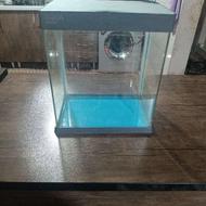 آکواریم شرکتی شیشه خم آکوا دارای درب شیشه ای