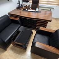میز مدیریتی به همراه صندلی و فایل 5 کشو