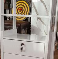 ترولی آرایشگاه زنانه،چرخ دار،کشودار،قفل دار