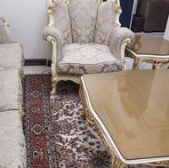 مبل استیل 7 نفره و ناهار خوری 8نفره