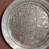 دیوار کوب طرح دار مسی قدیمی وآنتیک بکر وسالم شکیل وزیبا