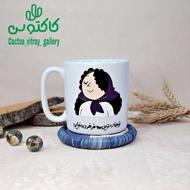 ماگ ویترای(نفاشی برجسته روی لیوان)