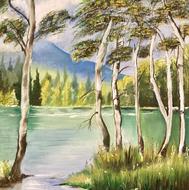 تابلوی نقاشی منظره