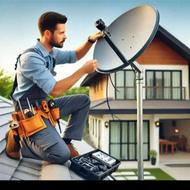 نصب انواع انتن و تلوزیون و گیرنده سراسر شهر همه مناطق