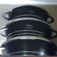 سه عدد قابلمه در حد نو