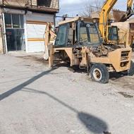 بیل بکهو بازسازی کامل صفر تا صد قطعات