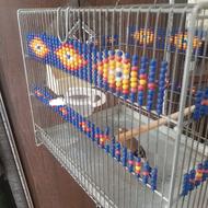 7قفس سهره دستبافت پایه قفس جوجه پرون تله رام