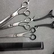 ست قیچی شونه و گیره مو