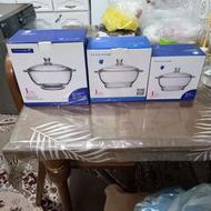 سه سایزقابلمه پیرکس اصل مارک چین