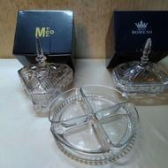 دو شکلات خوری کریستالی پایه دار مناسب کادو