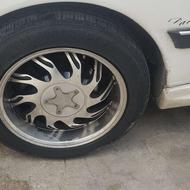 چهار حلقه رینگ و لاستیک 60درصد فروش فوری