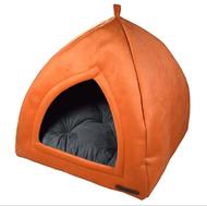 جای خواب سگ و گربه مدل کلبه‌ای | نرم، گرم و بسیار شیک