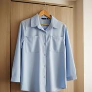 مانتو آبی آسمانی