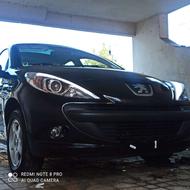 207پانا مشکی ابنوس رینگ دار موتور جدید زیر قیمت