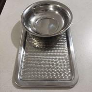 سینی استیل با جام