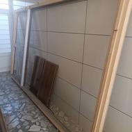 کمد دیواری نو بدون کوچک ترین خط های گلاس ترک