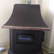 بخاری گازی طرح شومینه