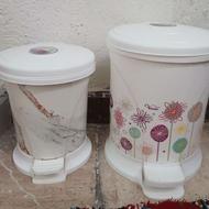 سطل زباله پدالی 2 عدد