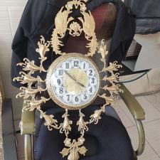 ساعت دیواری تمام برنز پرکار سنگین