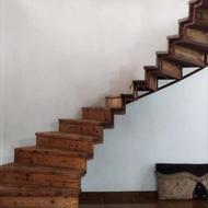 پله آهنی و چوبی