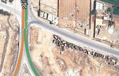 650 متر زمین نبش جاده بافق خویدک