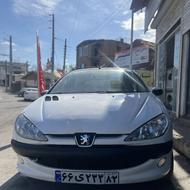 پژو206 سفید مدل96