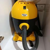 جارو برقی سطلی تمیز زرد رنگ شیک